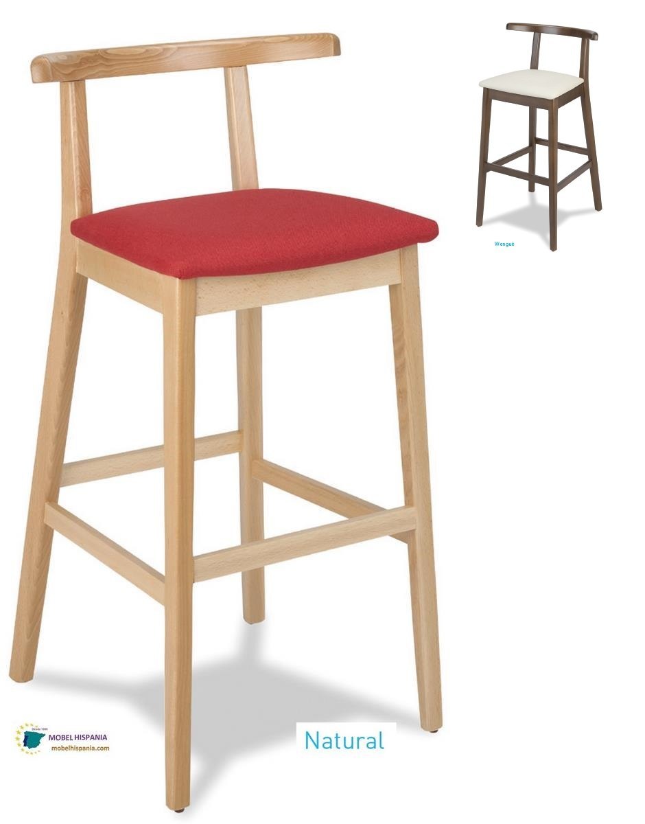 5845 taburete madera wengue tapizado 01 1