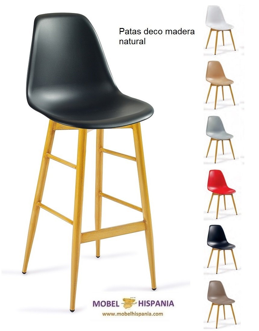 PICASSO silla p4 deco madera natural carcasa roja 05 2