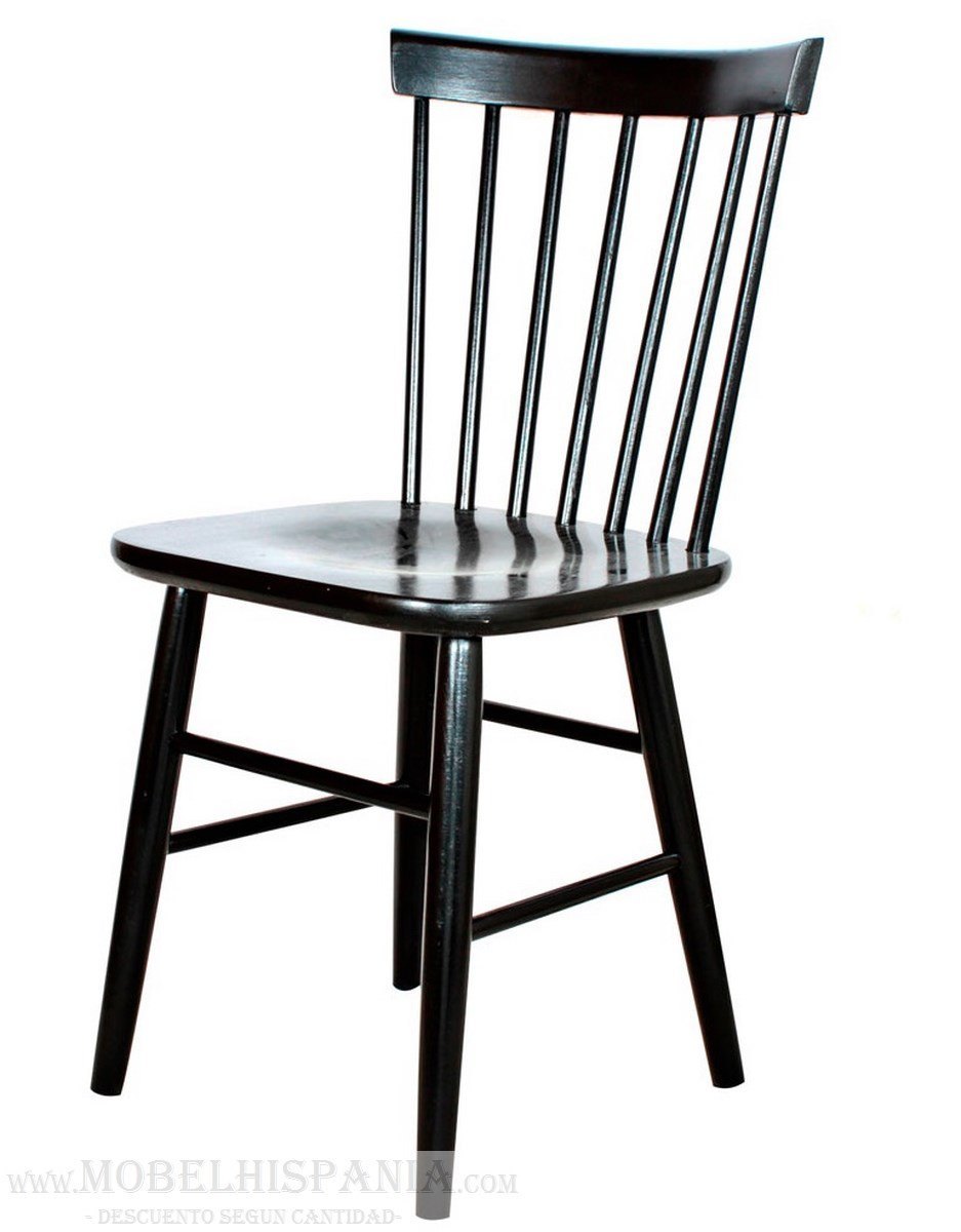 THAMES SIN PINTAR Silla estilo Ercol Windsor madera 03