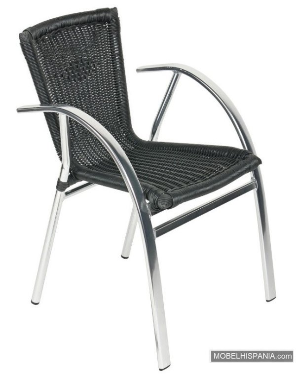 269 sillon aluminio medula negro