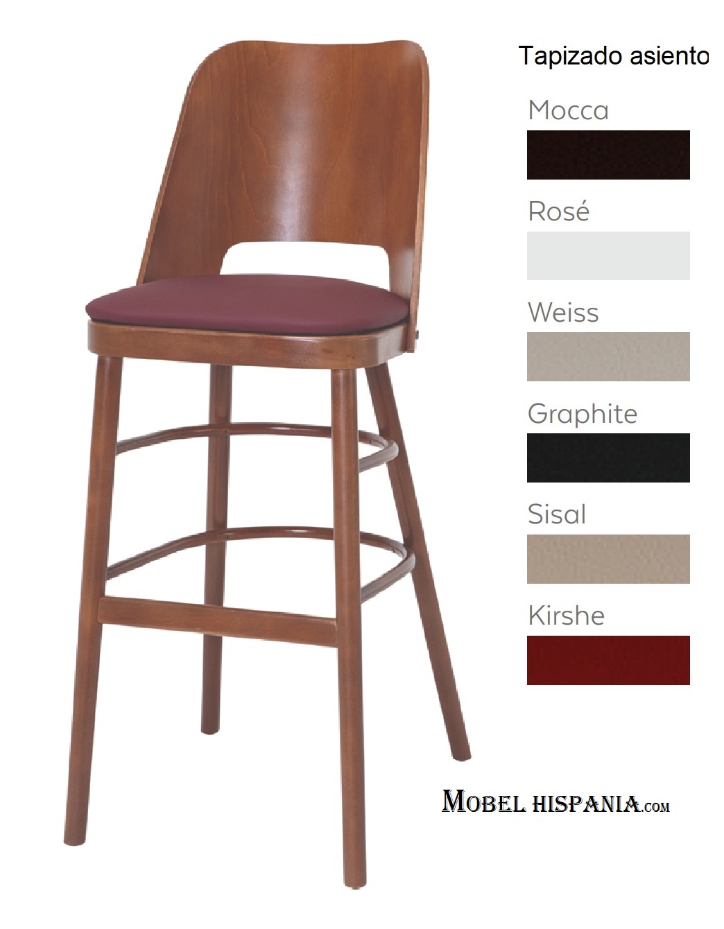 BENETO taburete nogal 1