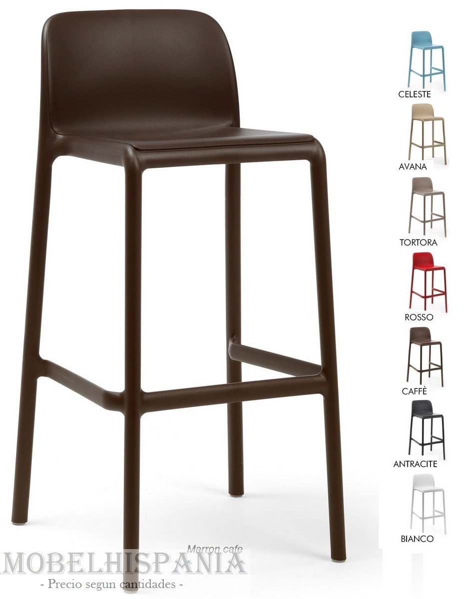 FARO taburete cafe apillable resina polipropileno 2