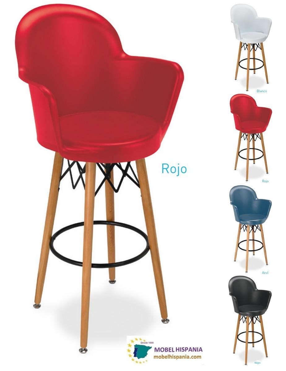 2720 sillon madera pvc rojo 05 3