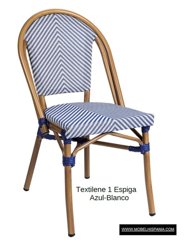 8029 Silla aluminio deco textiline blanco negro 03