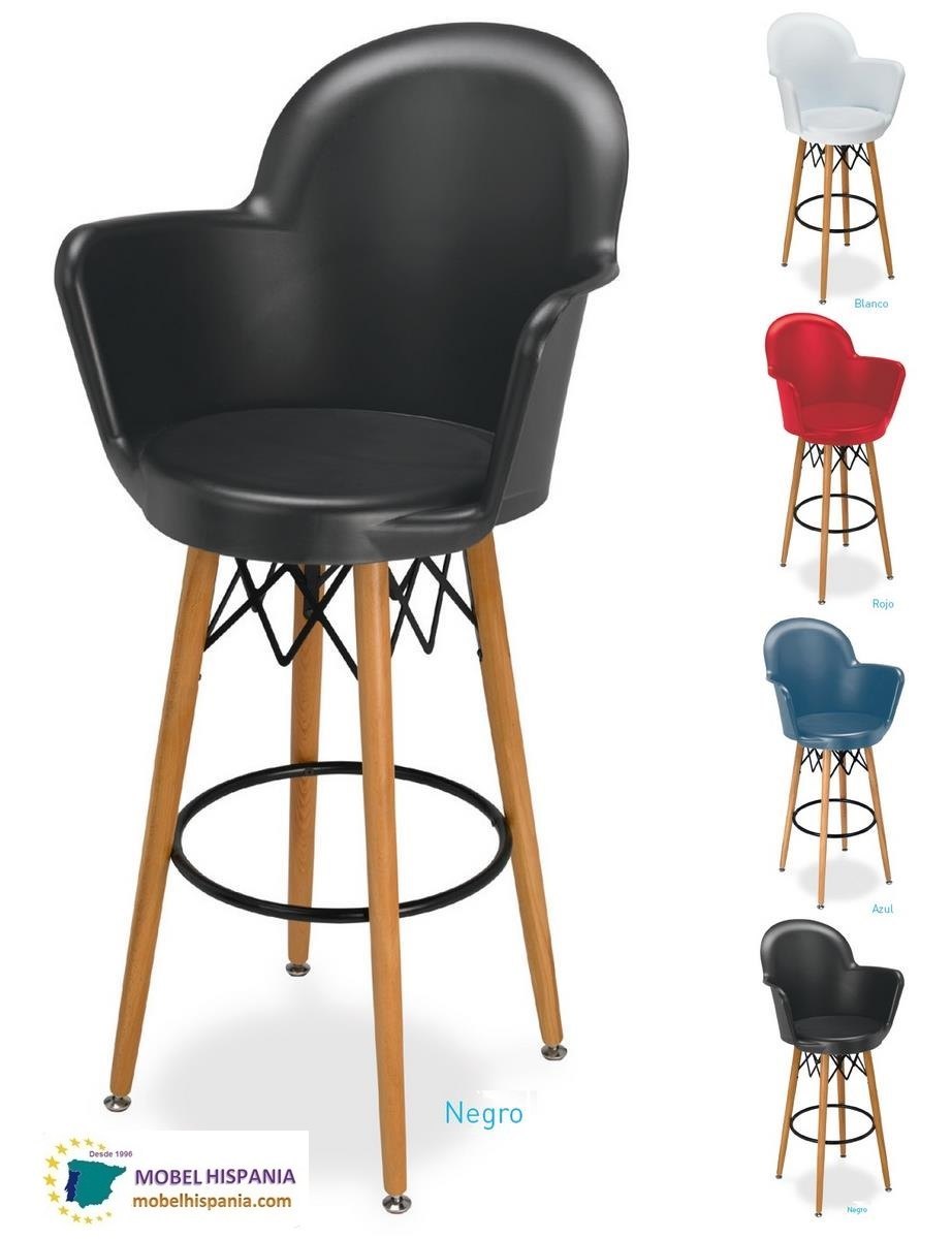 5720 taburete madera plastico azul 03 1