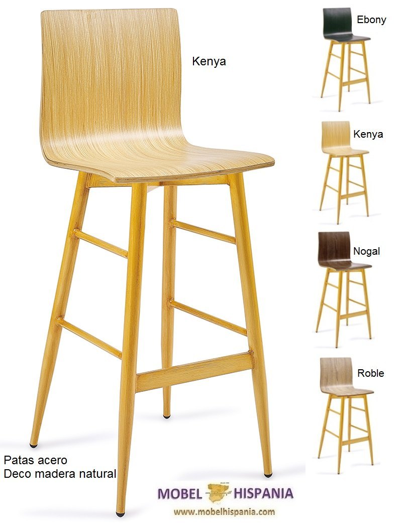 Michigan banqueta deco madera roble vintage 04