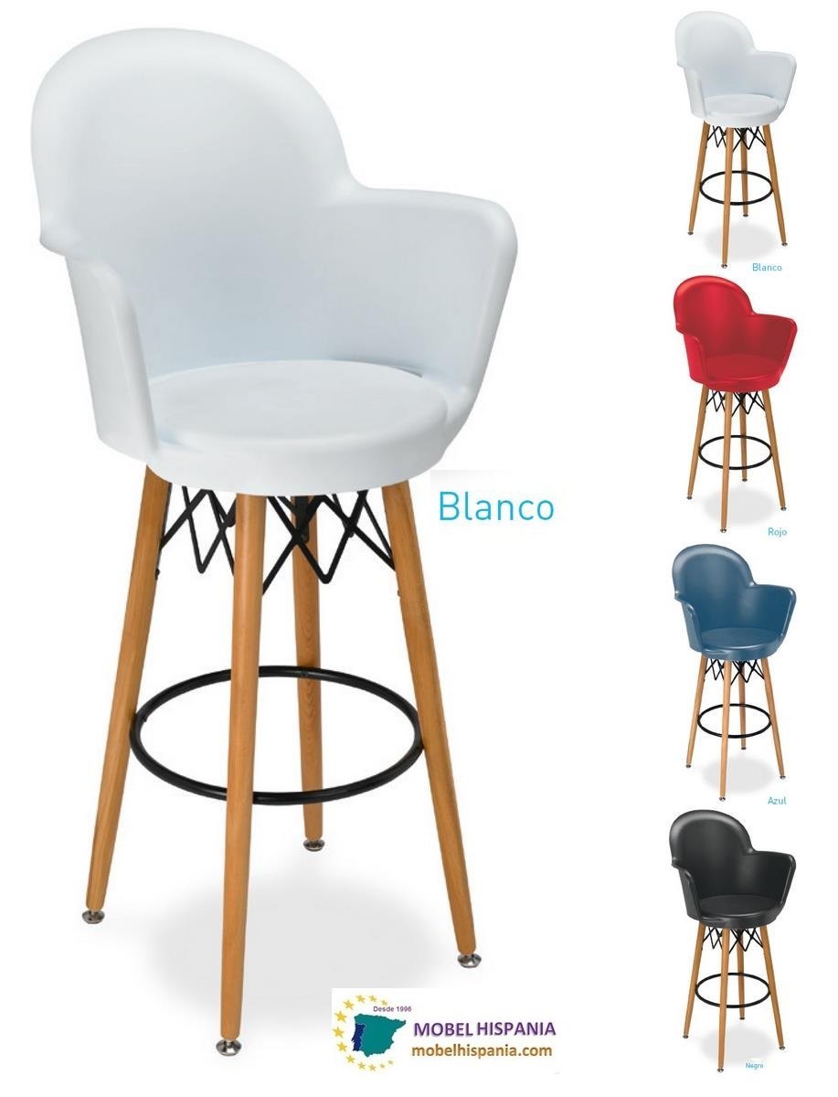 5720 taburete madera plastico azul 02 1