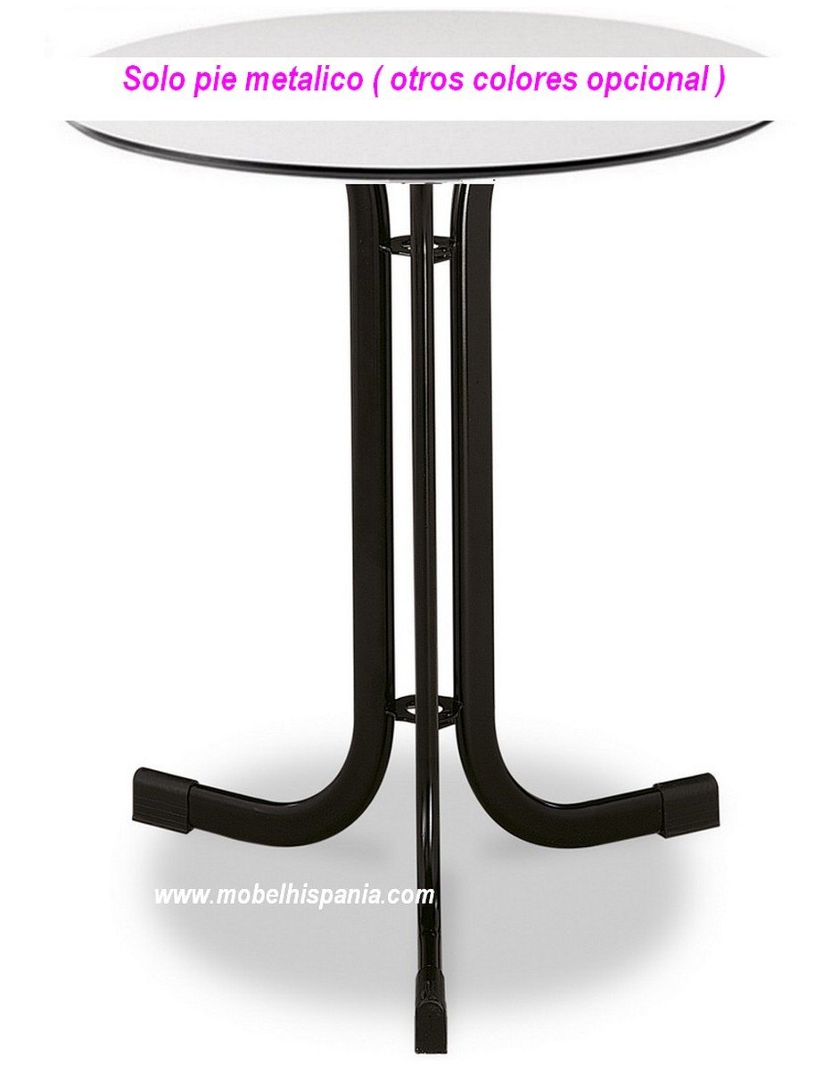 318 pie de mesa metalico mobel hispania