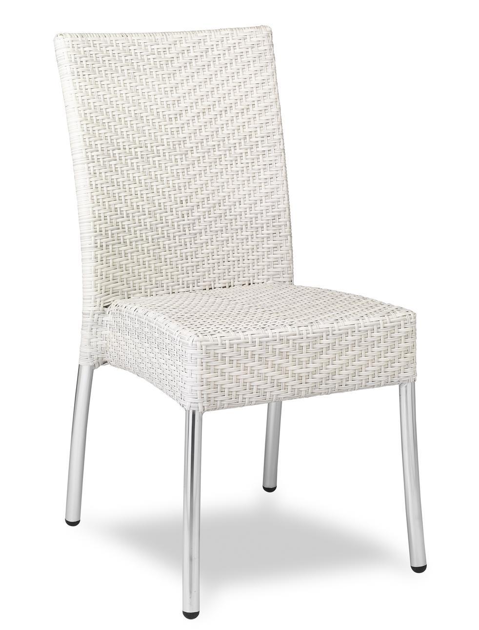 154 silla aluminio medula blanca