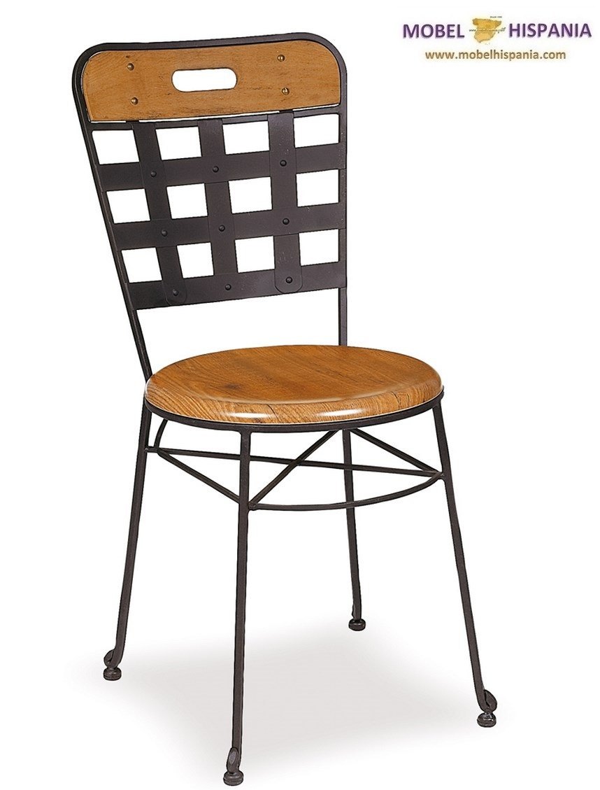 ARANJUEZ silla forja vintage solo 1