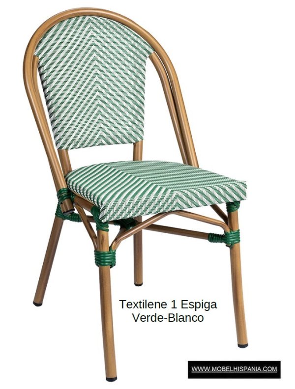 8029 Silla aluminio deco textiline blanco negro 05