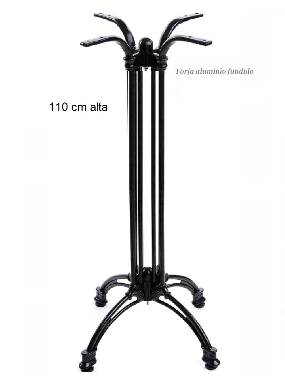366 pie mesa alto forja aluminio
