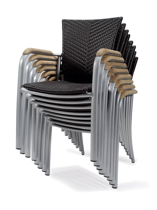 bergamo sillon aluminio medula crema 04