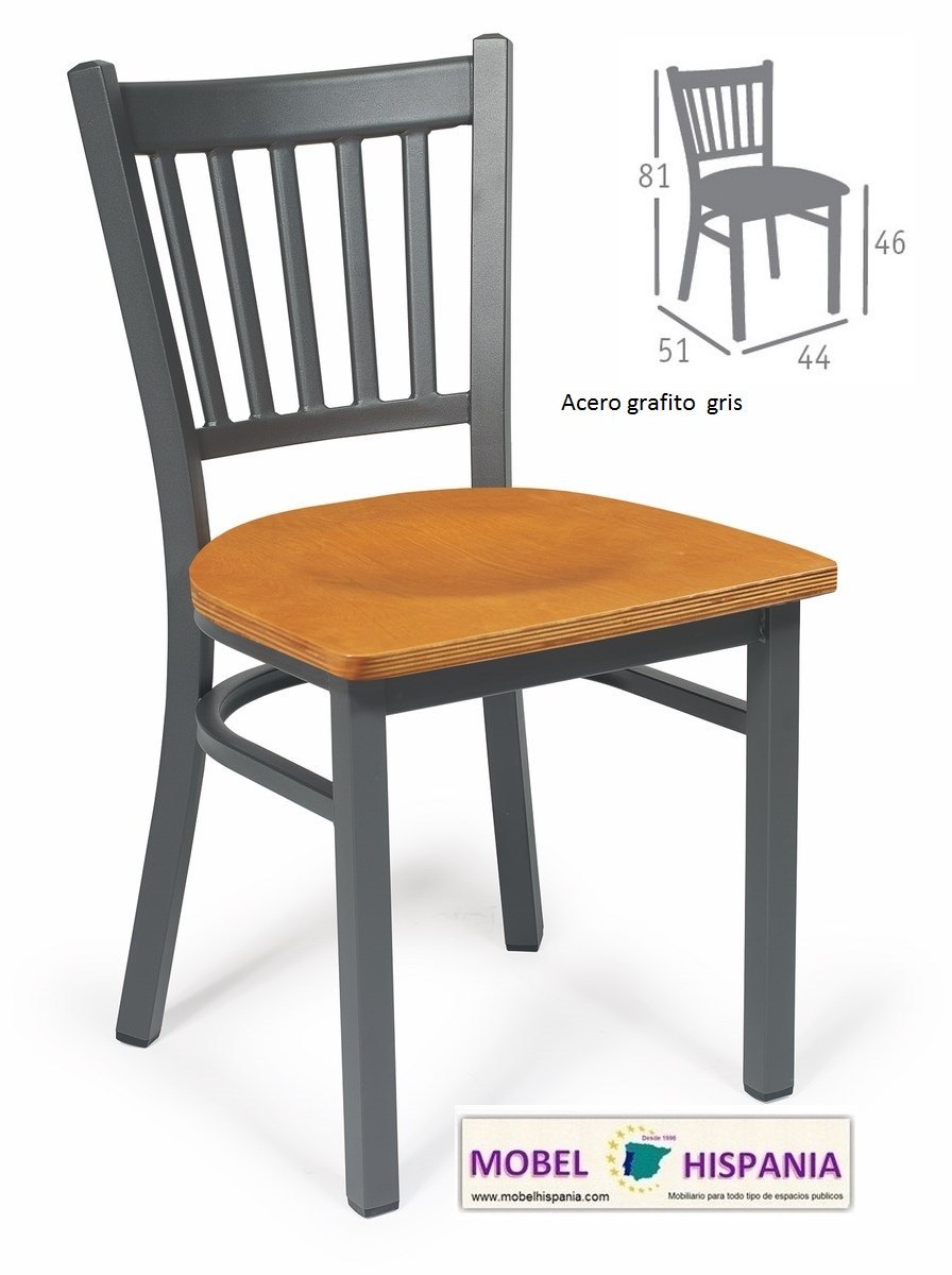 Boston silla grafito laminado 1