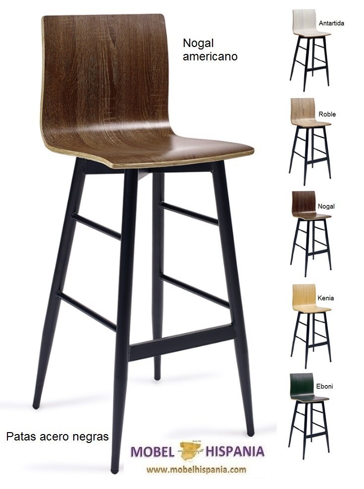 297 taburete metal negro antartida 06