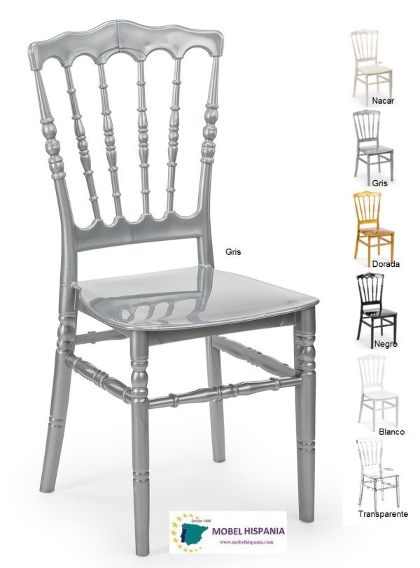 Napoleon gris silla eventos 1