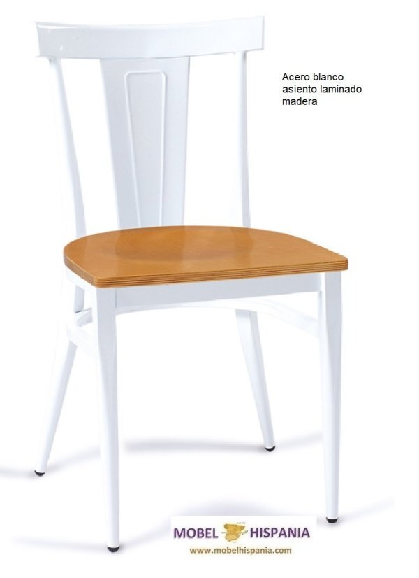 DAKOTA silla acero negro asiento laminado 06 1