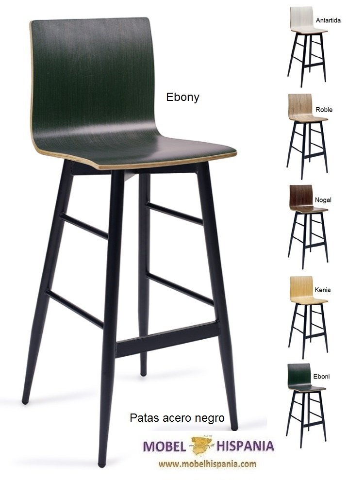 297 taburete metal negro antartida 03