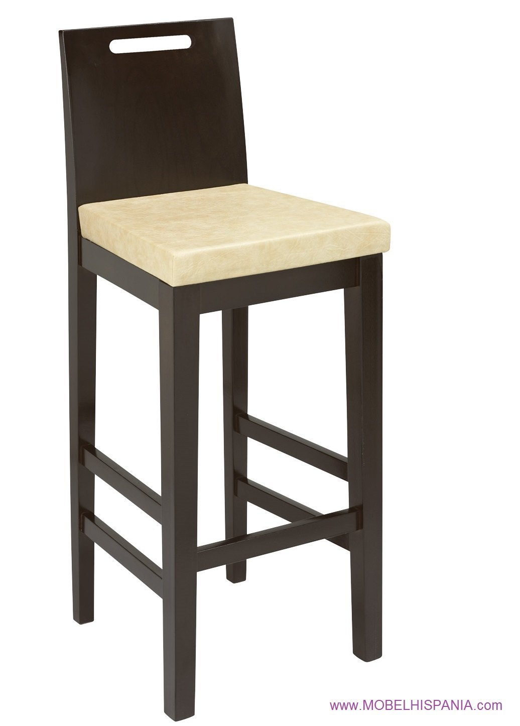 28 taburete madera tapizado wengue 1