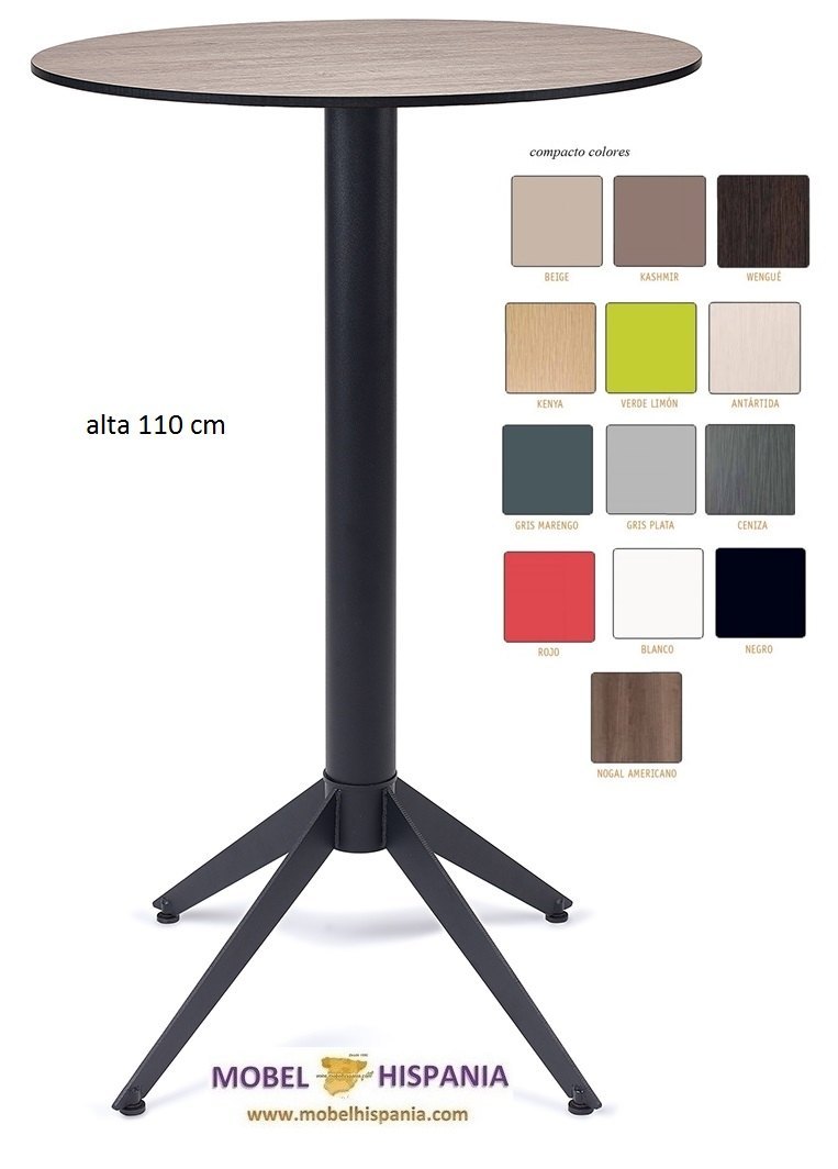 MICHIGAN banqueta p4 negro carcasa roble vintage 08