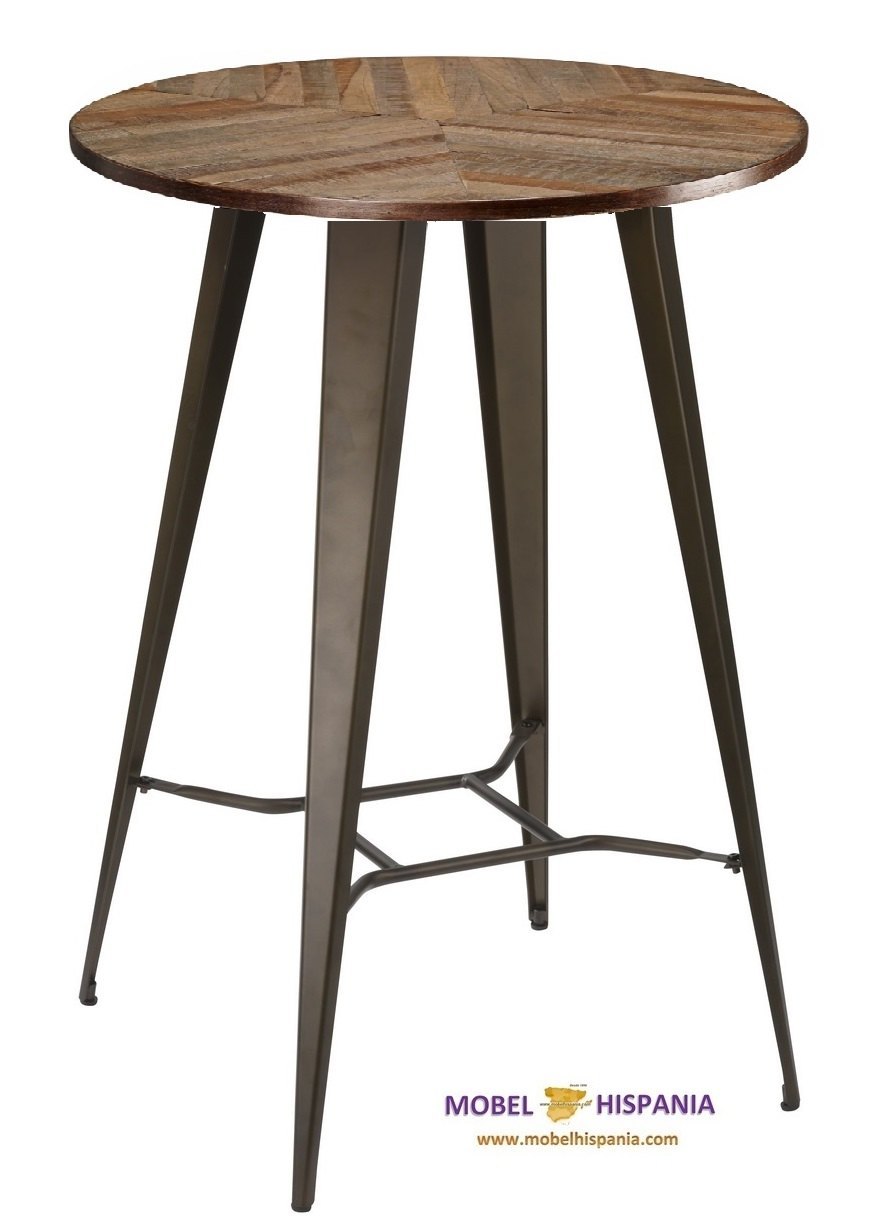 T1404 alta metalica bamboo redondo