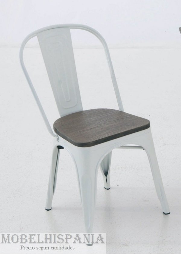 5816 silla blanca vintage