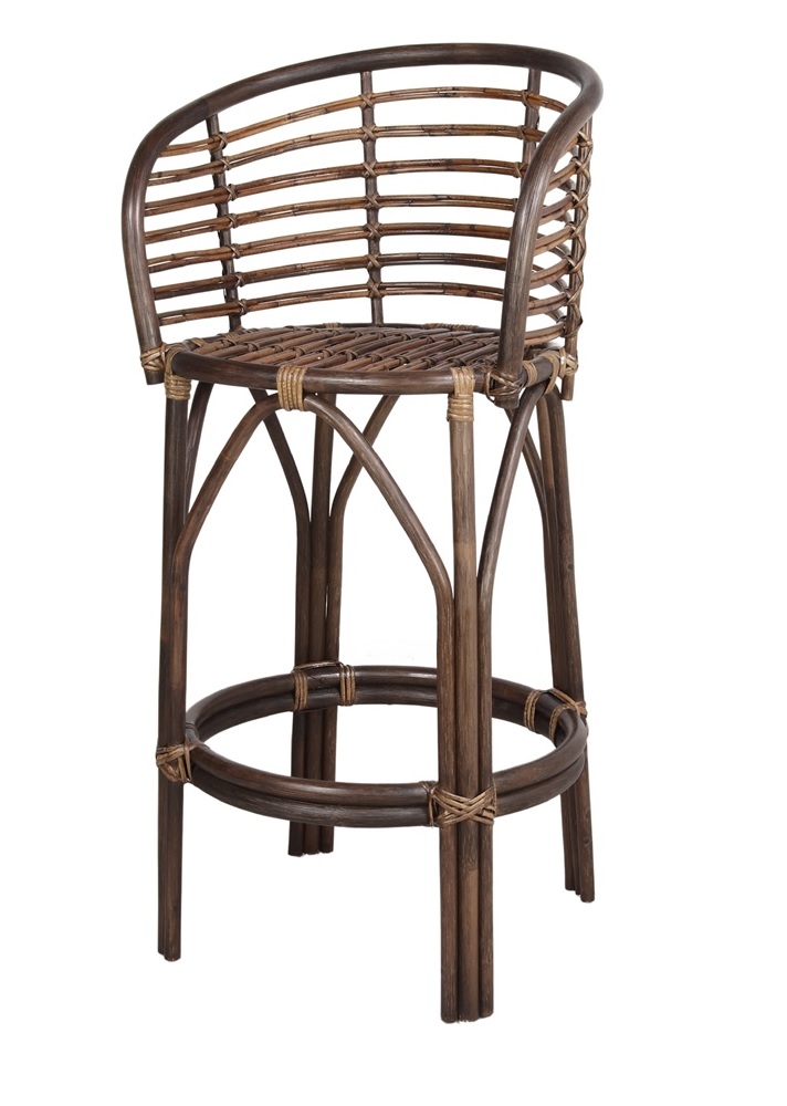 CLUTTER taburete nogal