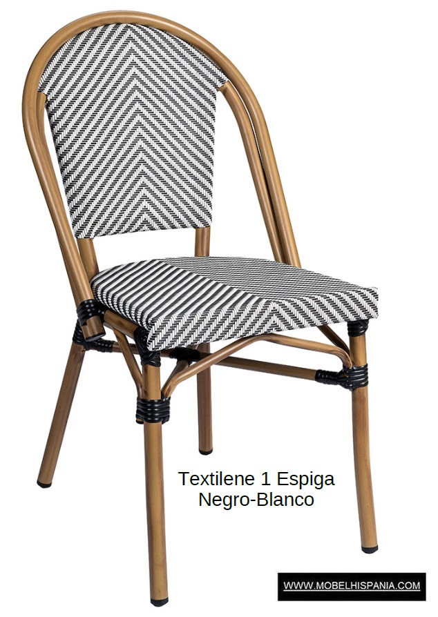 8029 Silla aluminio deco textiline blanco azul 04