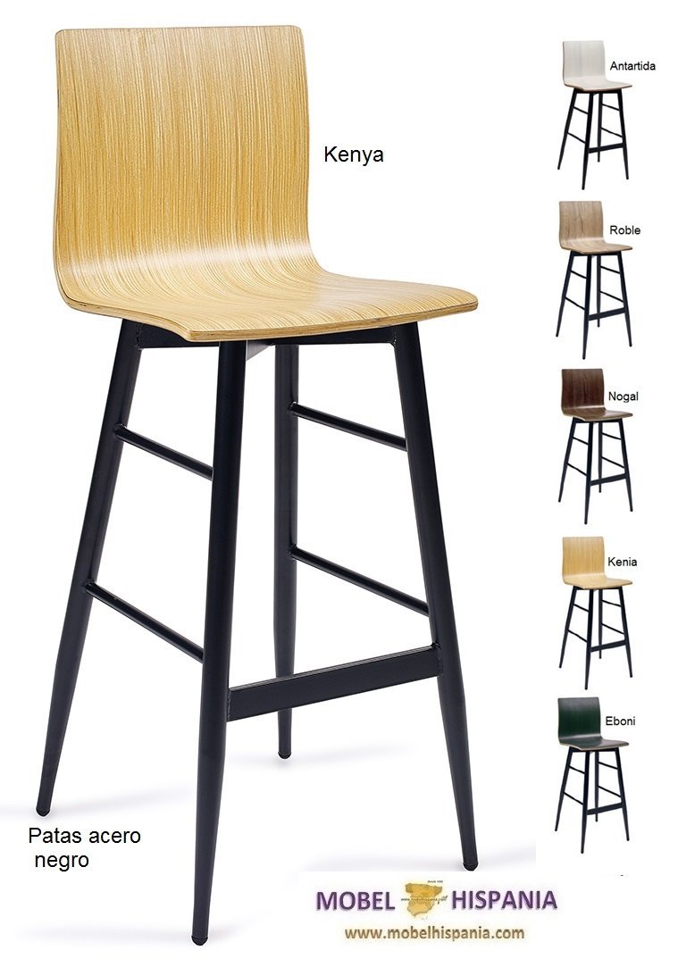 297 taburete metal negro antartida 04