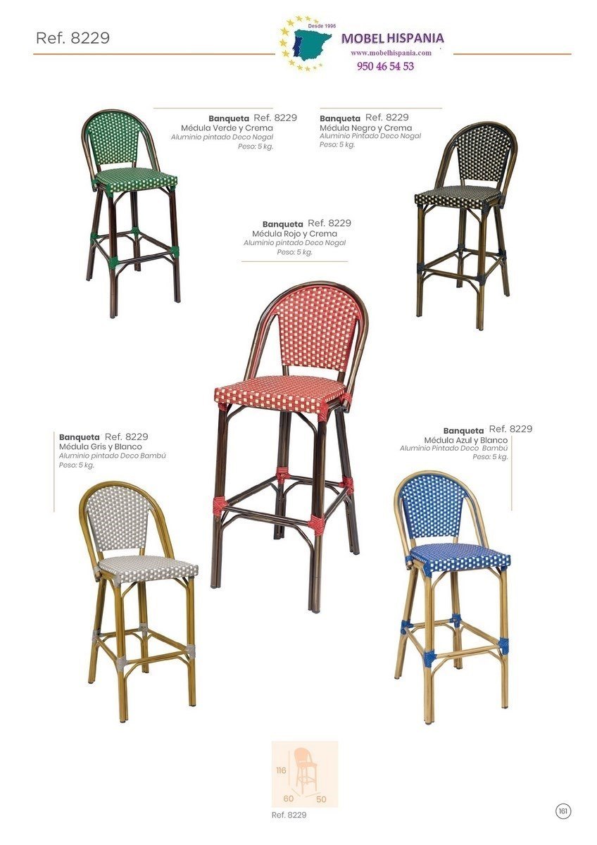 4090 sillon aluminio bambu medula verde crema 08 1