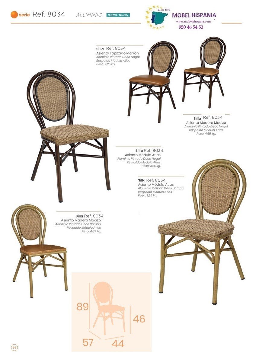 8034 silla Negro Respaldo Negro ASiento Textilene Negro 05