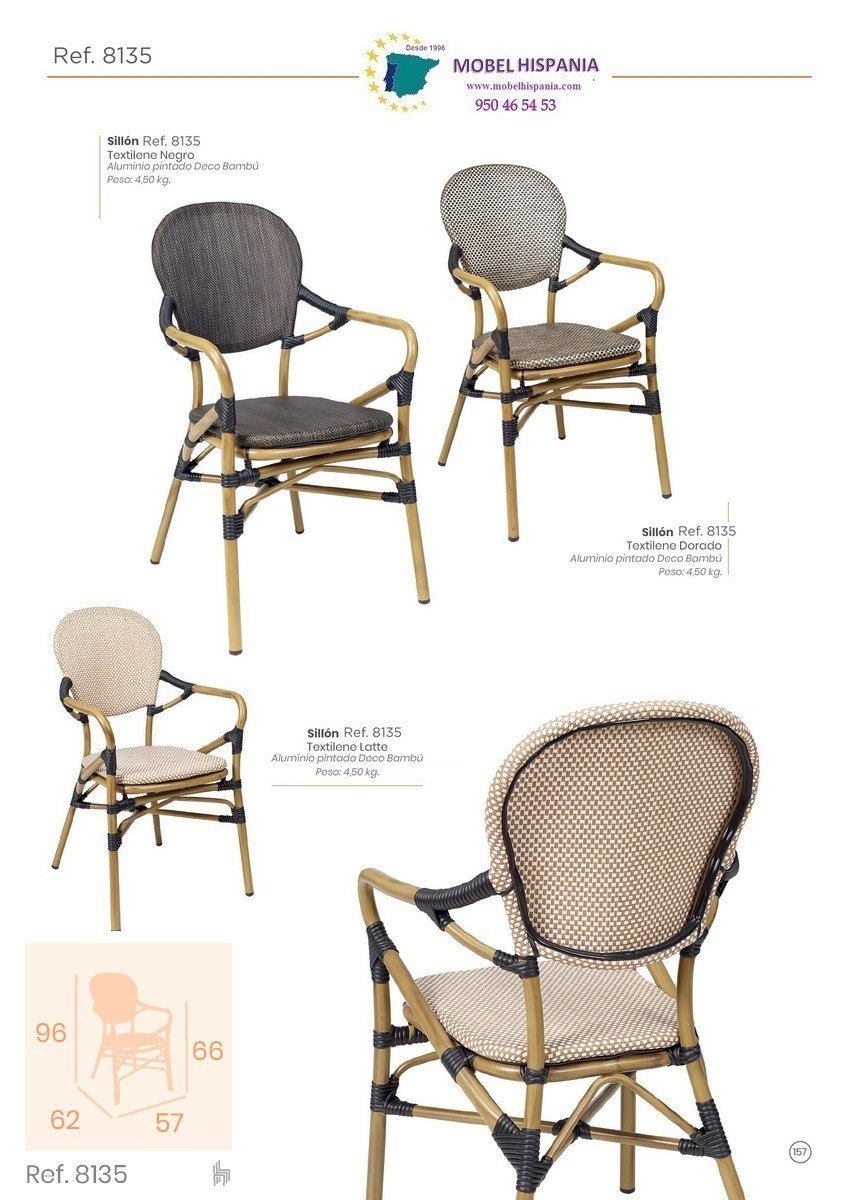 8135 Sillon textilene negro 04 1