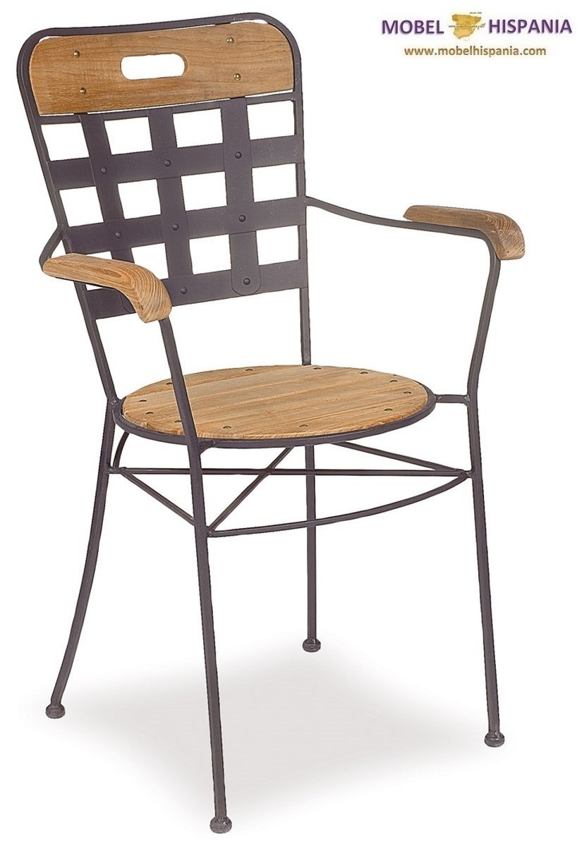 ARANJUEZ sillon vintage forja tapizado 06 1