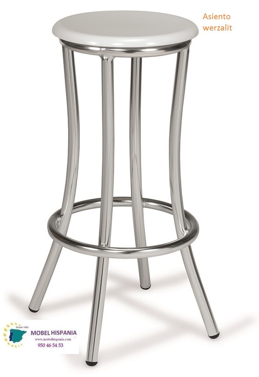 8119 Banqueta Aluminio Asiento werzalit negro 04 1