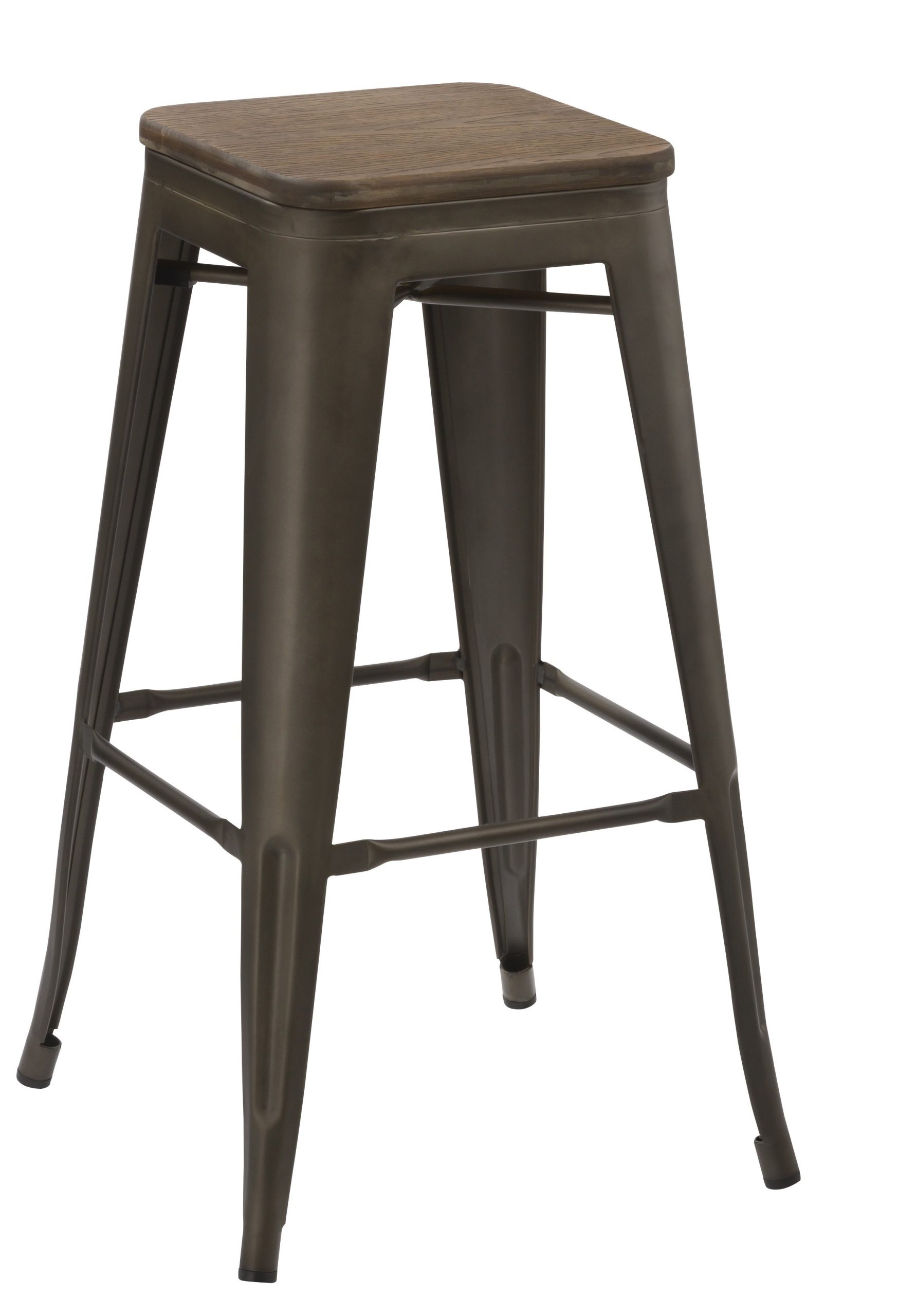 5047BR taburete metalico bronce respaldo 04 scaled