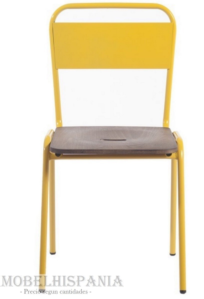 MEMPHIS 3 Silla industrial amarilla 02