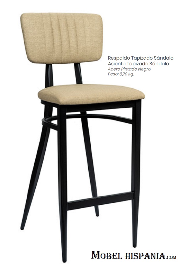287 taburete metal tapizado mostaza 09
