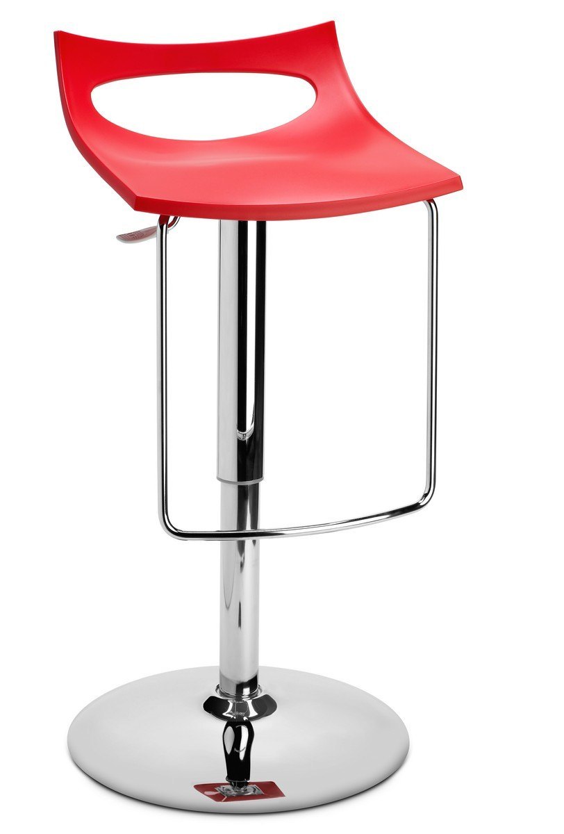 Diavoletto u taburete blanco naranja cromado 03
