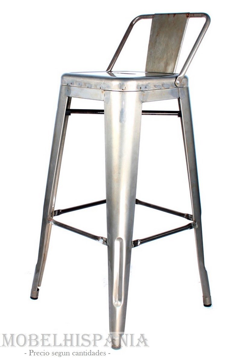 CLASSY BARNIZ taburete metalico tolix industrial