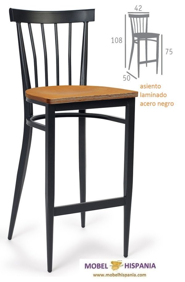 baltimore acero negro asiento laminado madera 06 1