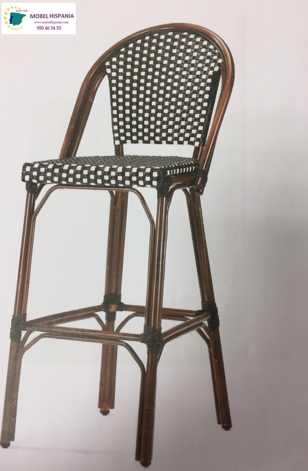 4090 sillon aluminio bambu medula negra crema 08 1