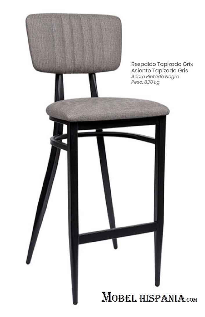 287 taburete metal tapizado mostaza 04