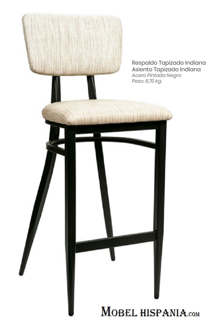 287 taburete metal tapizado mostaza 05