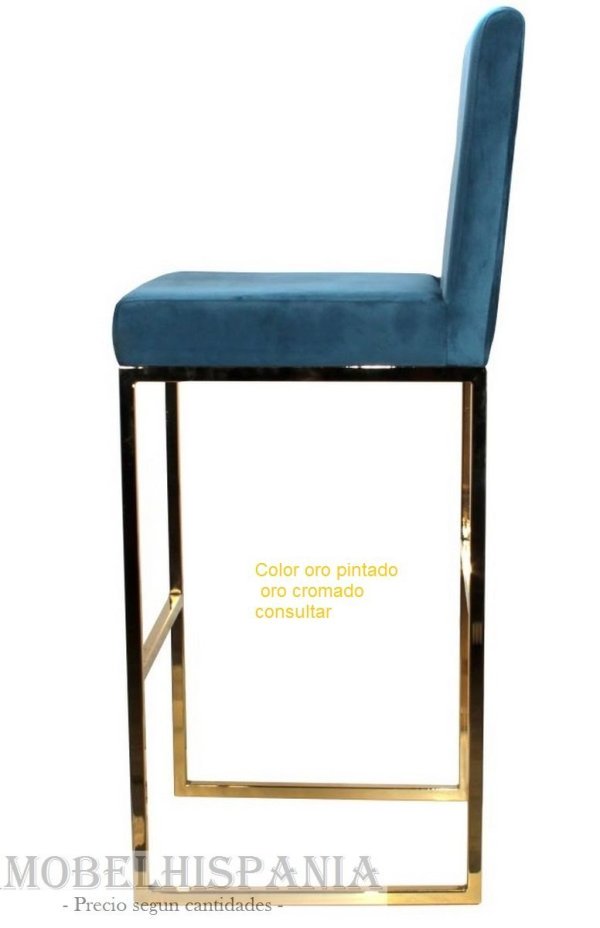 nebraska taburete estilo industrial oro pintado 03