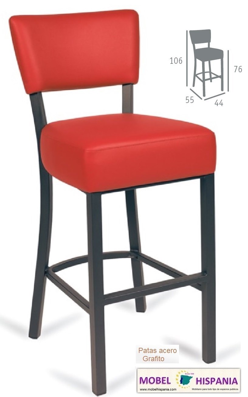 bohemia taburete rojo grafito 02