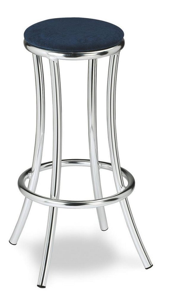 571 Taburete aluminio tapizado 1
