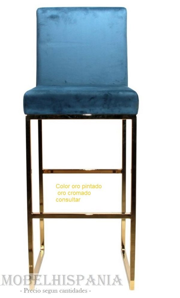 nebraska taburete estilo industrial oro pintado 02