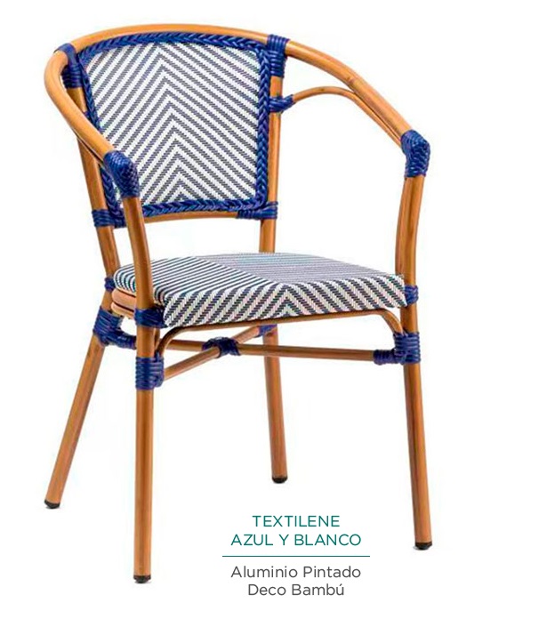 6969 Sillon aluminio bambu rojo blanco 1 01