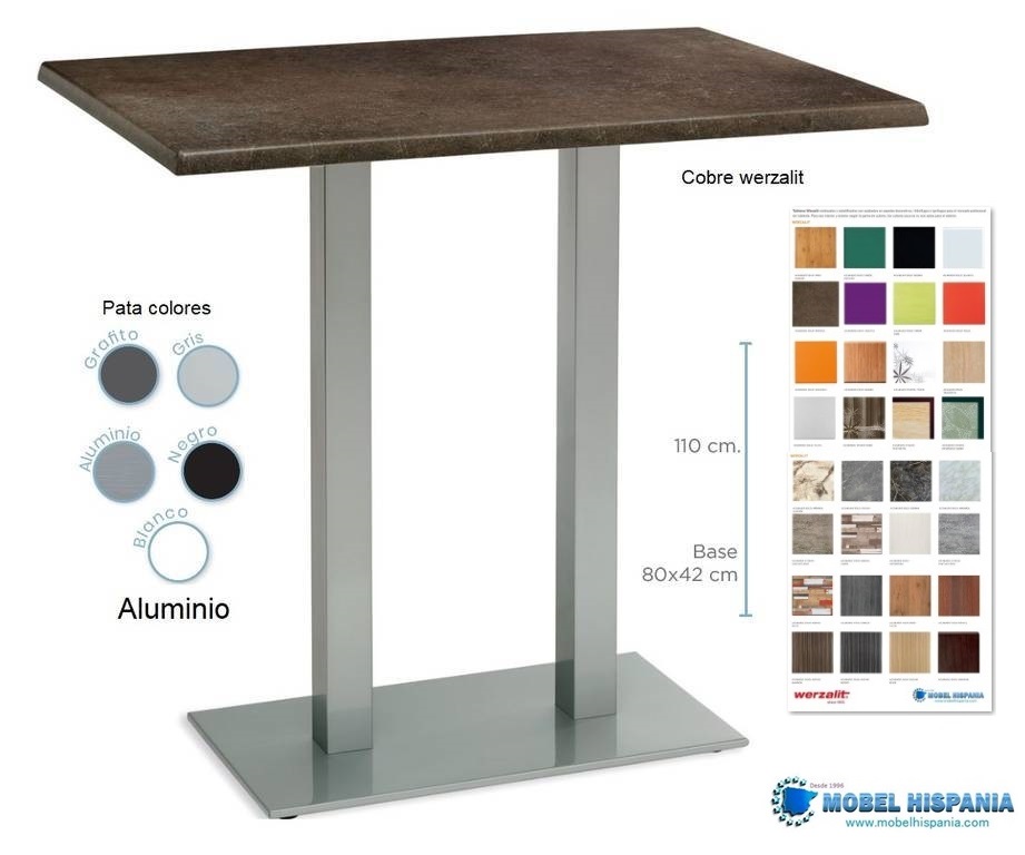 9822-mesa-alta-gris-werzalit 9822 mesa alta gris werzalit