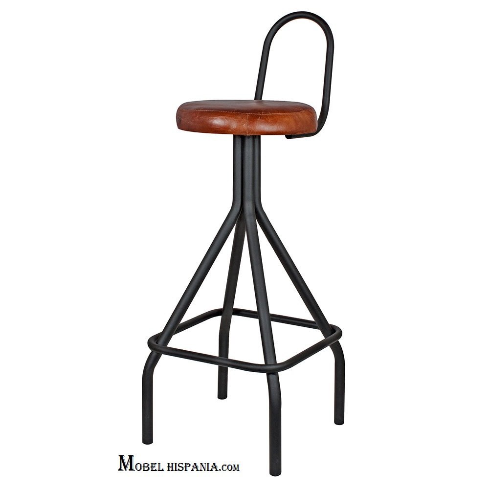 CLOE-taburete-negro-tapizado CLOE taburete negro tapizado